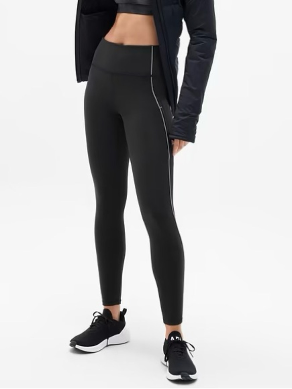 NWT Athleta Rainier Reflective Stripe Tight